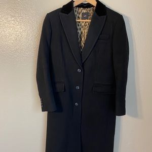Amazing black wool coat (S)